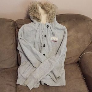 Nice comfortable fleece button up jacket